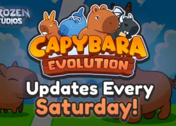 Códigos atualizados Capybara Evolution 2025 para poções EXP